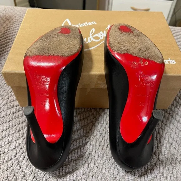 Christian Louboutin Simple Pump 100 Kid Black Size 36